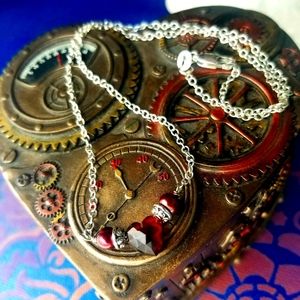 Handmade Garnet necklace